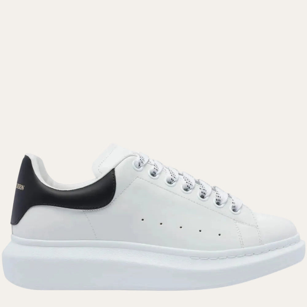 Tênis de couro oversized com cadarço