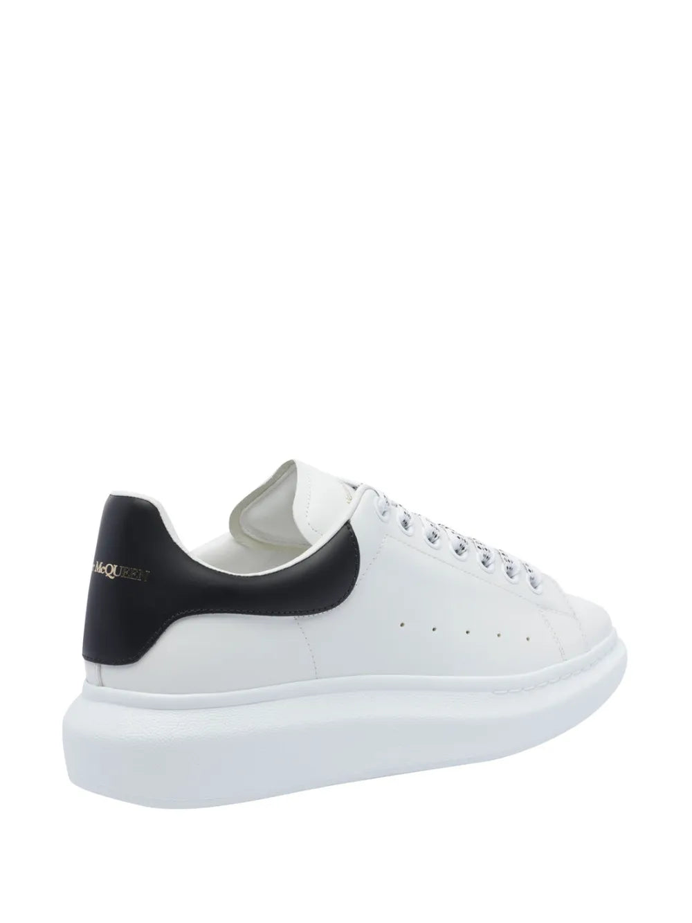 Tênis de couro oversized com cadarço